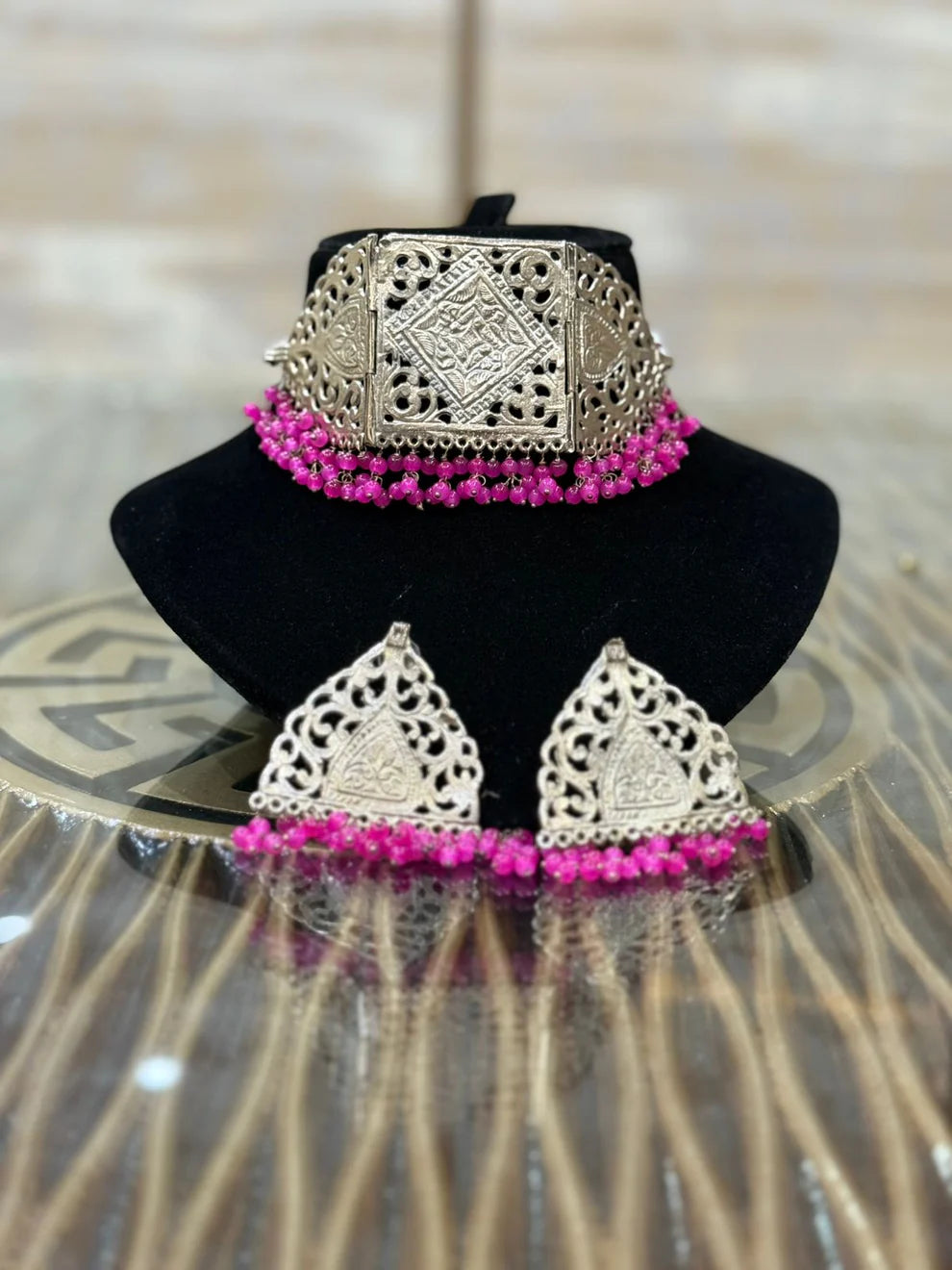 pearl choker set