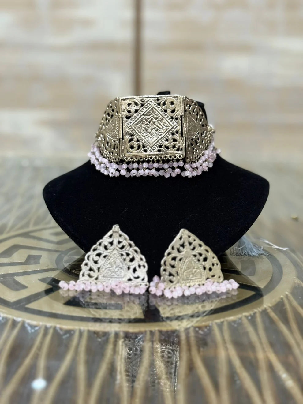 pearl choker set