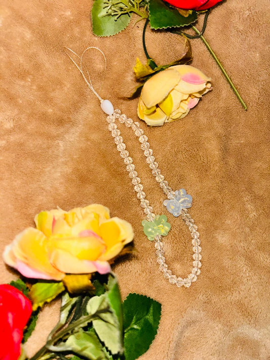 Mobile charm white Cristal